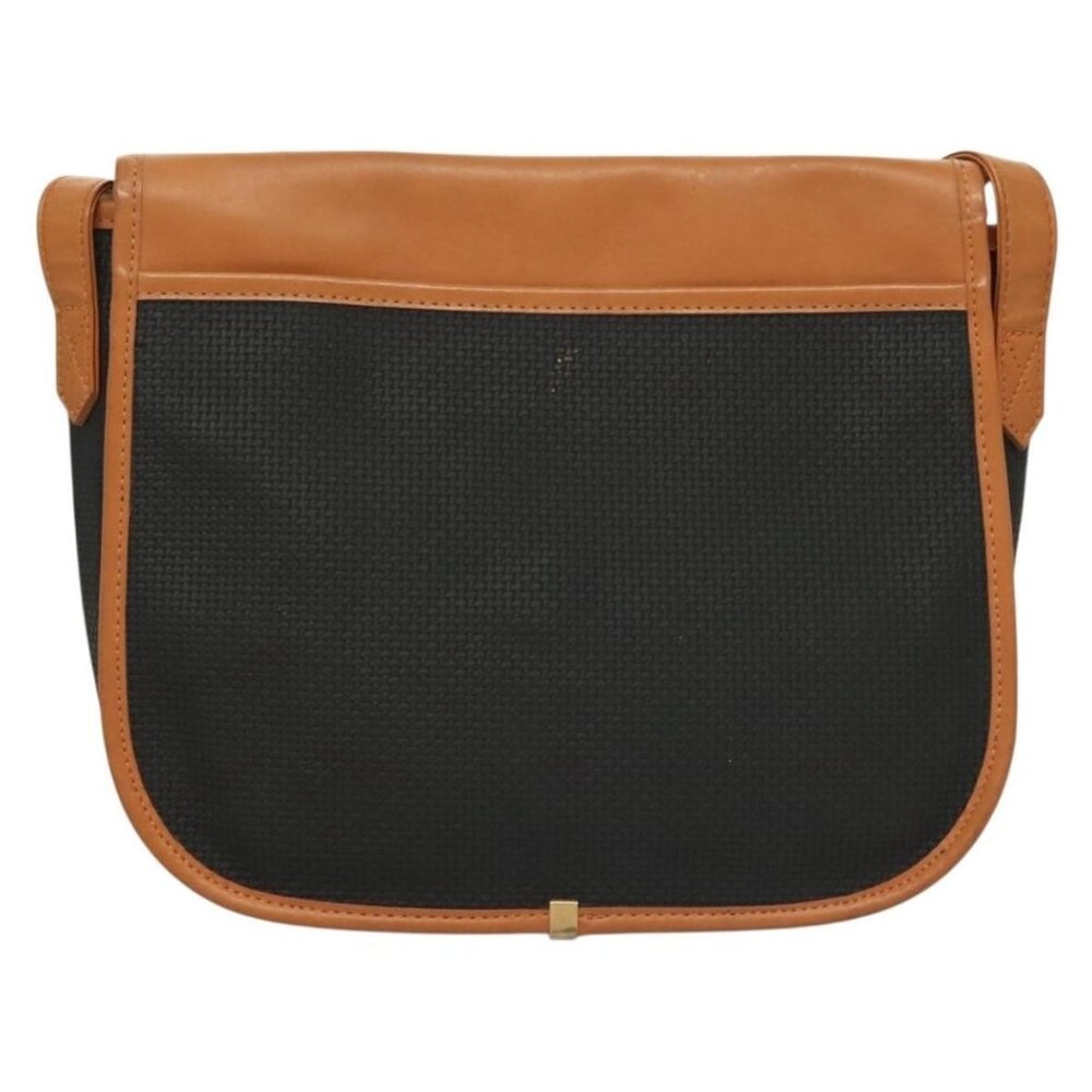 Authentic SAINT LAURENT Shoulder Bag PVC Leather Brown - Picture 9 of 16